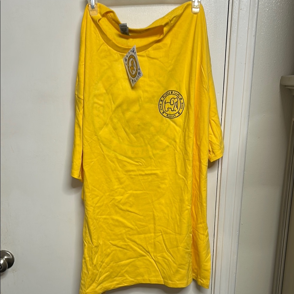 Puppie love Gildan Sunny Yellow T-Shirt